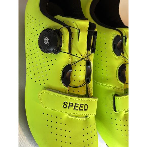 SPEED Road Cycling Shoes EU 39 Dual BOA Dial 3-Bolt SPD-SL - Picture 2 of 8